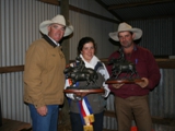 Jayne Jewell Champion Rider & Champion Horse - Equity with Mark Barton SCA Pres and Nick Taylor_ Photo by Jane Spencer